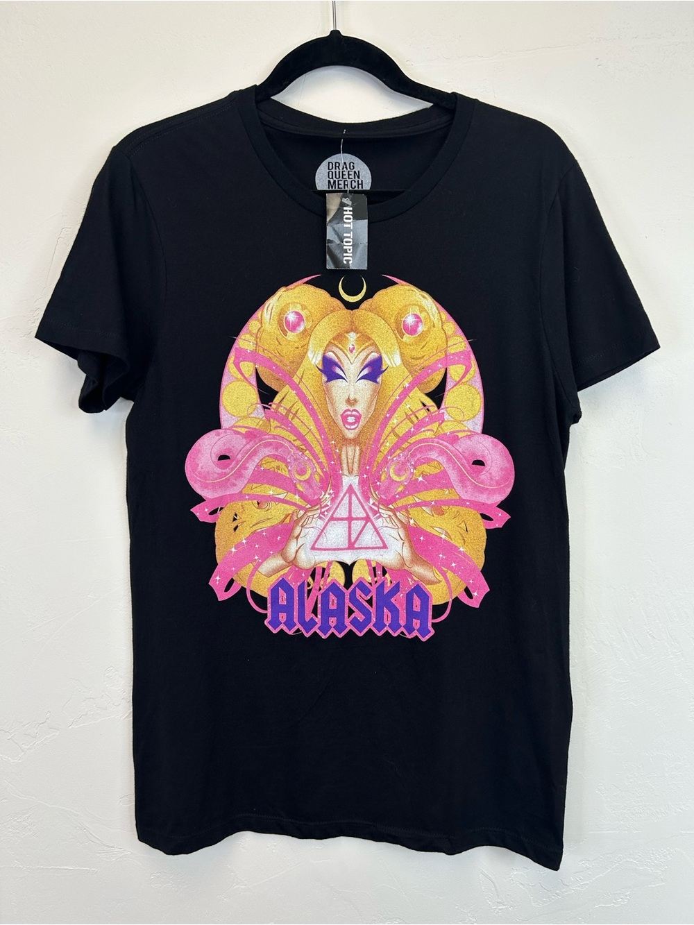 Alaska Drag Queen NWT Graphic Tee‎ Hot Topic Size S Tall RuPauls Drag Race Fan